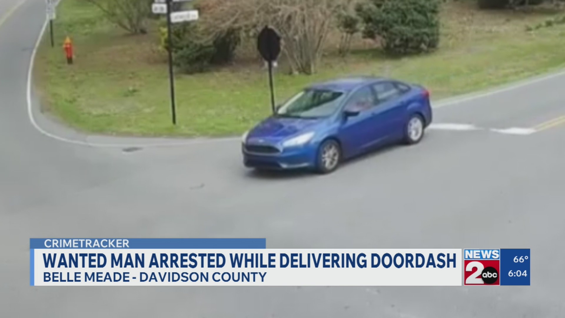 Wanted man arrested while delivering for DoorDash in Belle Meade