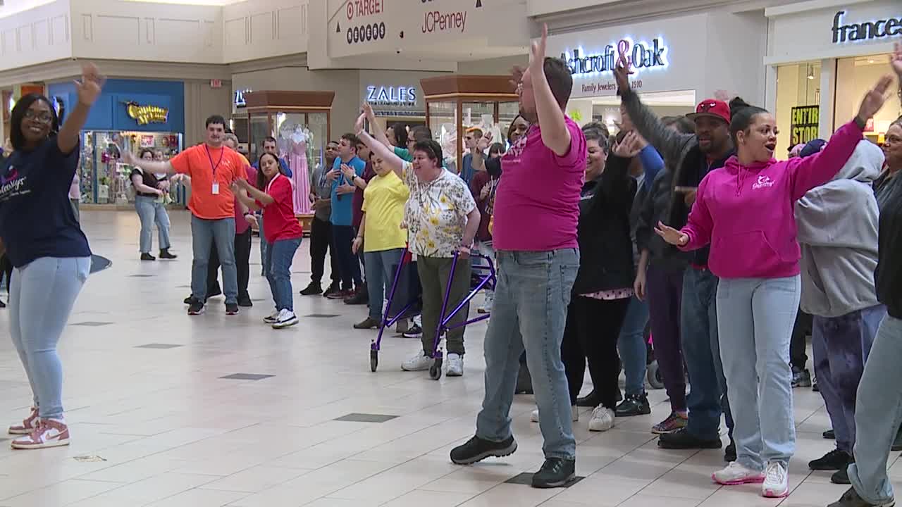 Mall flash mob celebrates Developmental Disabilities Awareness Month