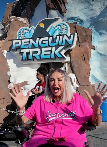 Abby Lee Miller loses wig while riding roller coaster