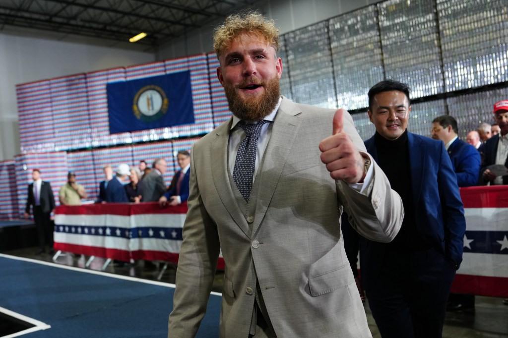 Trump brings Jake Paul on stage at Kentucky rally – predicts YouTuber ...