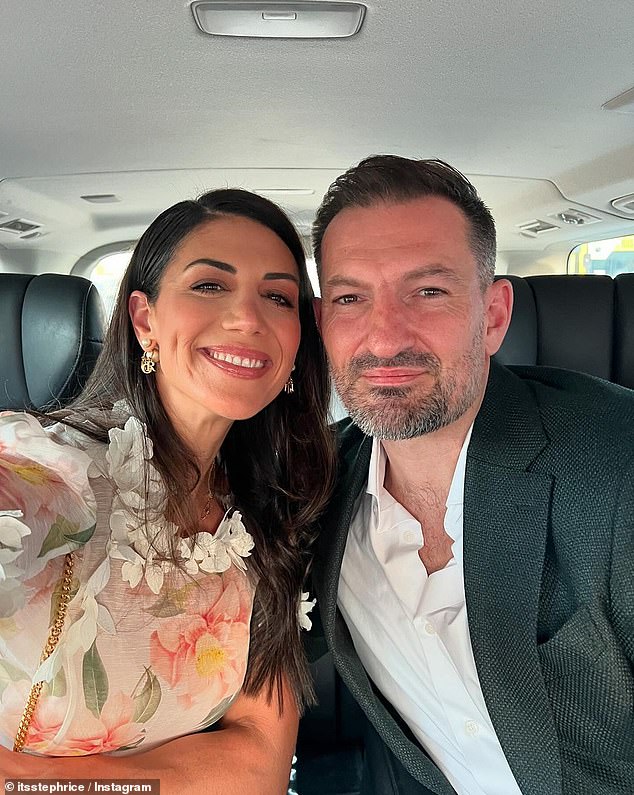 Rice (pictured with husband Mark Lassey) has been away from the love of her life since the war in the Middle East broke out