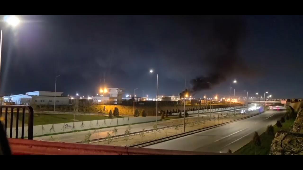 Smoke rises from Irbil airport area in Iraq after drone attacks over ...