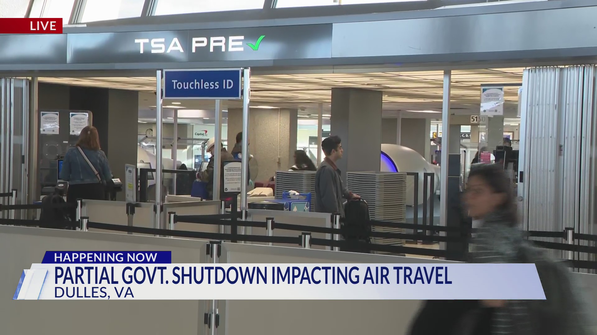 Partial government shutdown impacts air travel