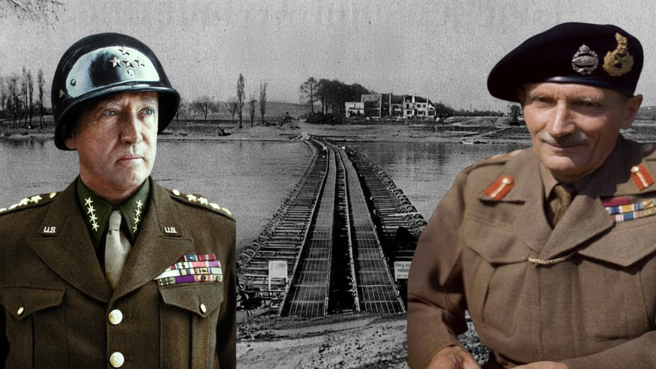 When two of the best allied generals raced to cross a small river