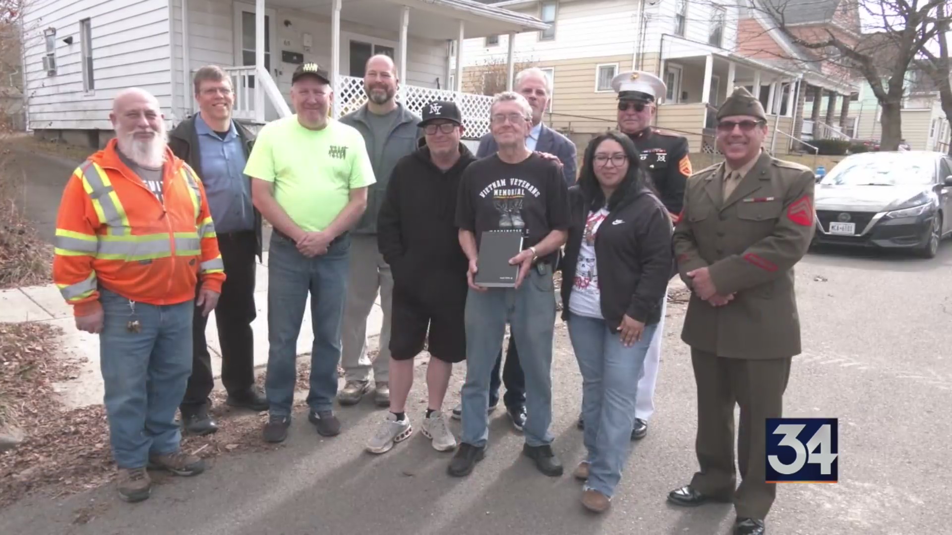 Vietnam War veteran receives new roof from The Impact Project