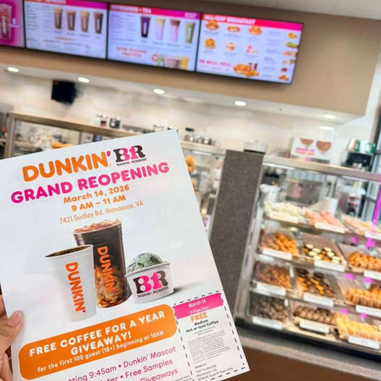 New Dunkin’ ‘next generation’ store opens in Virginia with high-tech ...