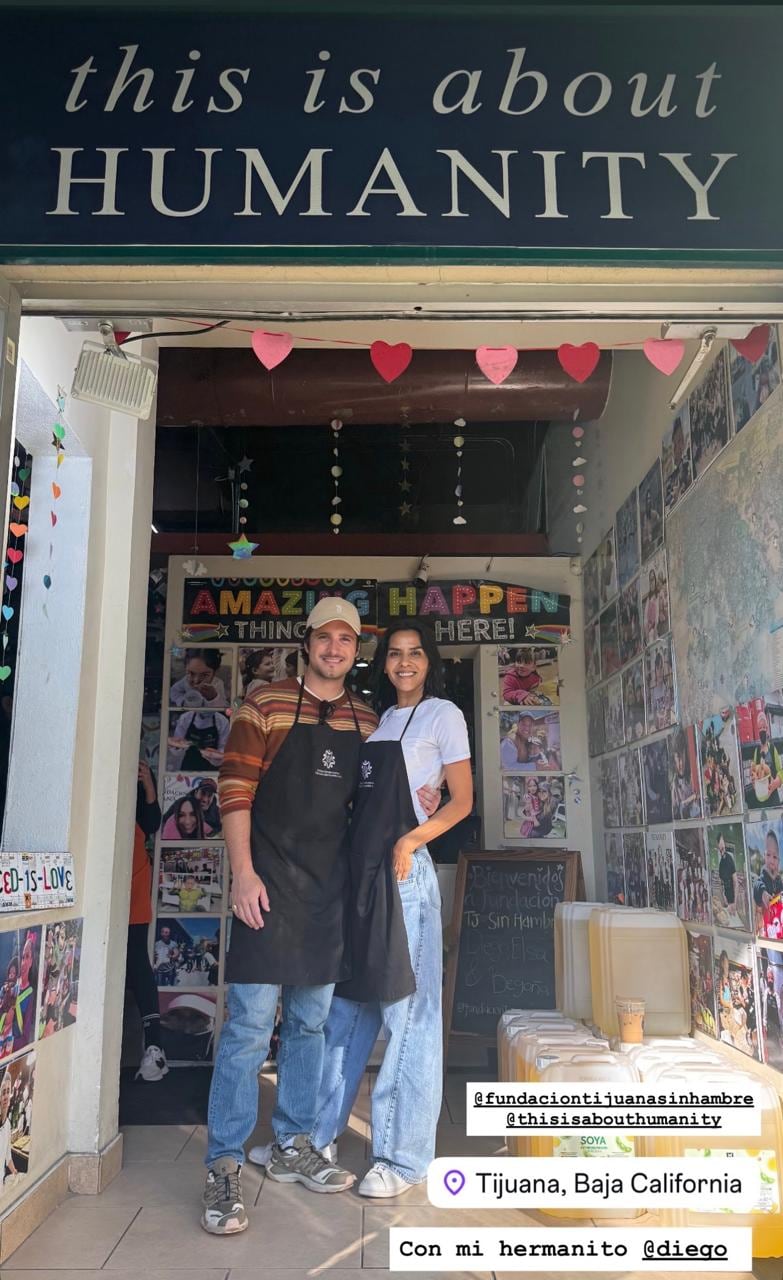 Diego Boneta visita Fundación Tijuana Sin Hambre
