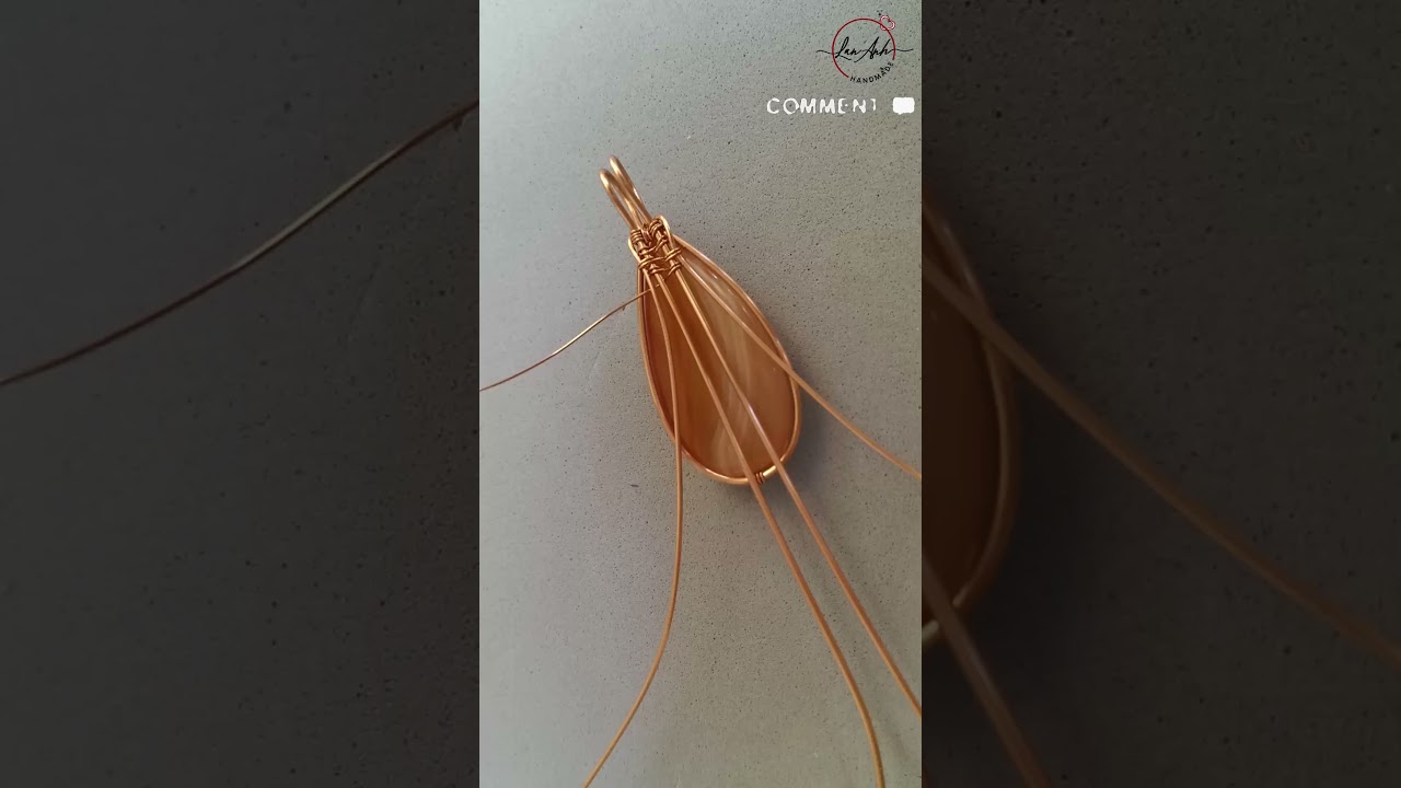 Making rosebud pendant with drop stone without holes #shortsvideo # ...