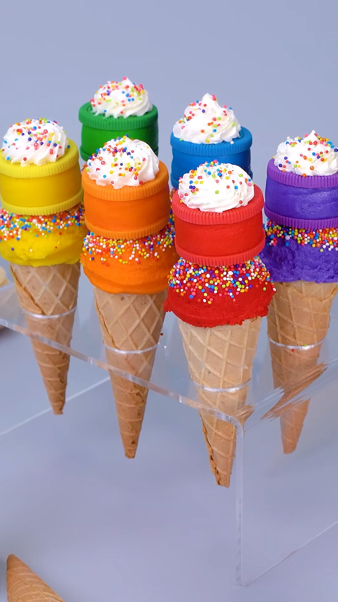 Colorful cake challenge with rainbow themes