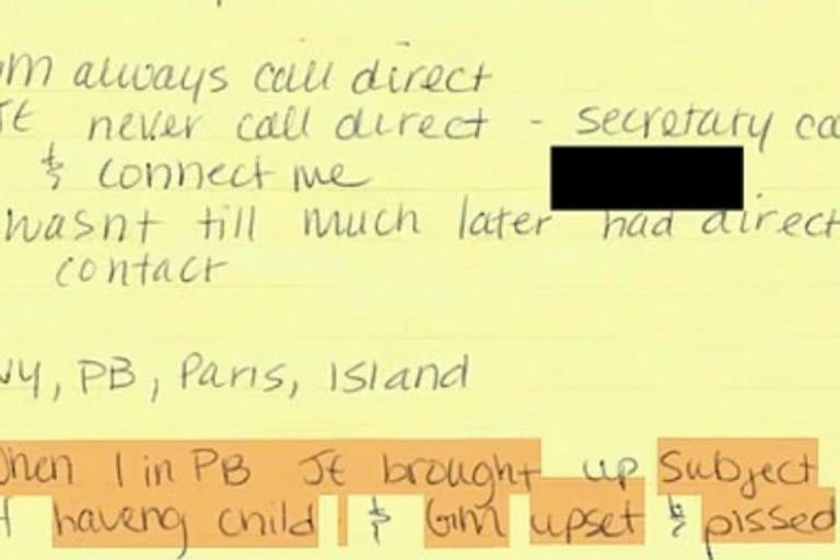 Jeffrey Epstein confessed to having child with the 'perfect' blonde woman