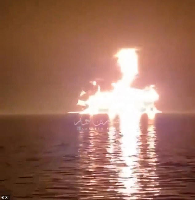 Oil tankers burn after being hit by explosive-filled Iranian boats as  Tehran threatens $200 a barrel