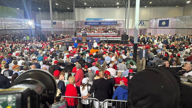 Around 1,000 attend President Trump’s NKY speech as crowds line up for ...