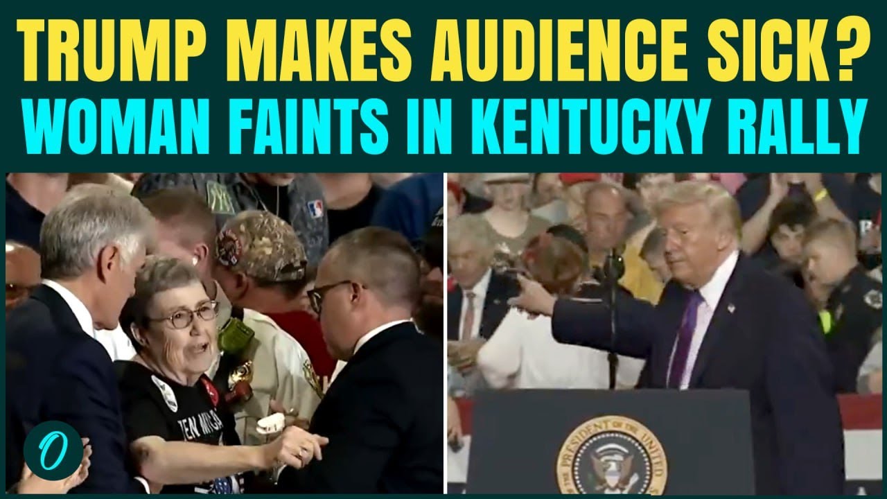 Trump rally chaos video: Woman collapses in crowd | Dr. Mehmet Oz ...