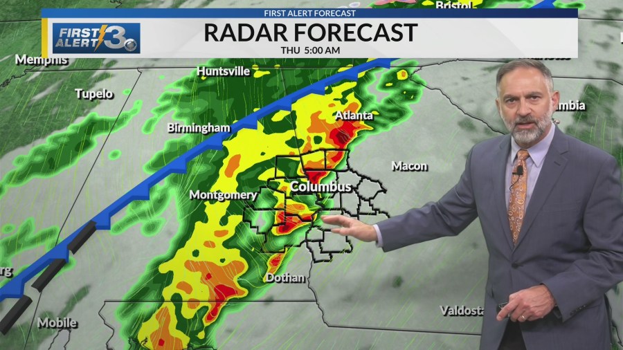Weather aware: Threat for severe weather tonight; damaging winds possible