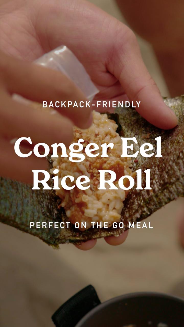 Turning smoky conger eel into the perfect outdoor rice roll