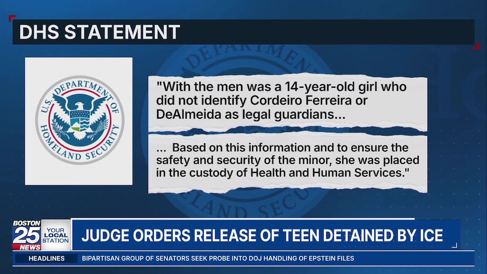 Federal judge orders ICE to return 14-year-old from Massachusetts to a ...