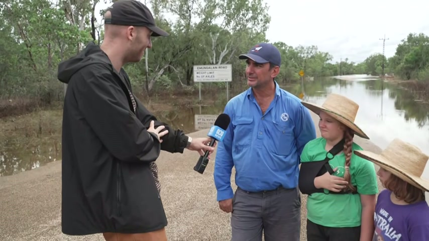 Pilot details rescue of man and his dog from floodwaters in Katherine