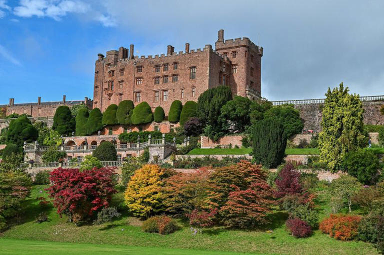 Fairytale red castle transformed over time with royal guests and ...