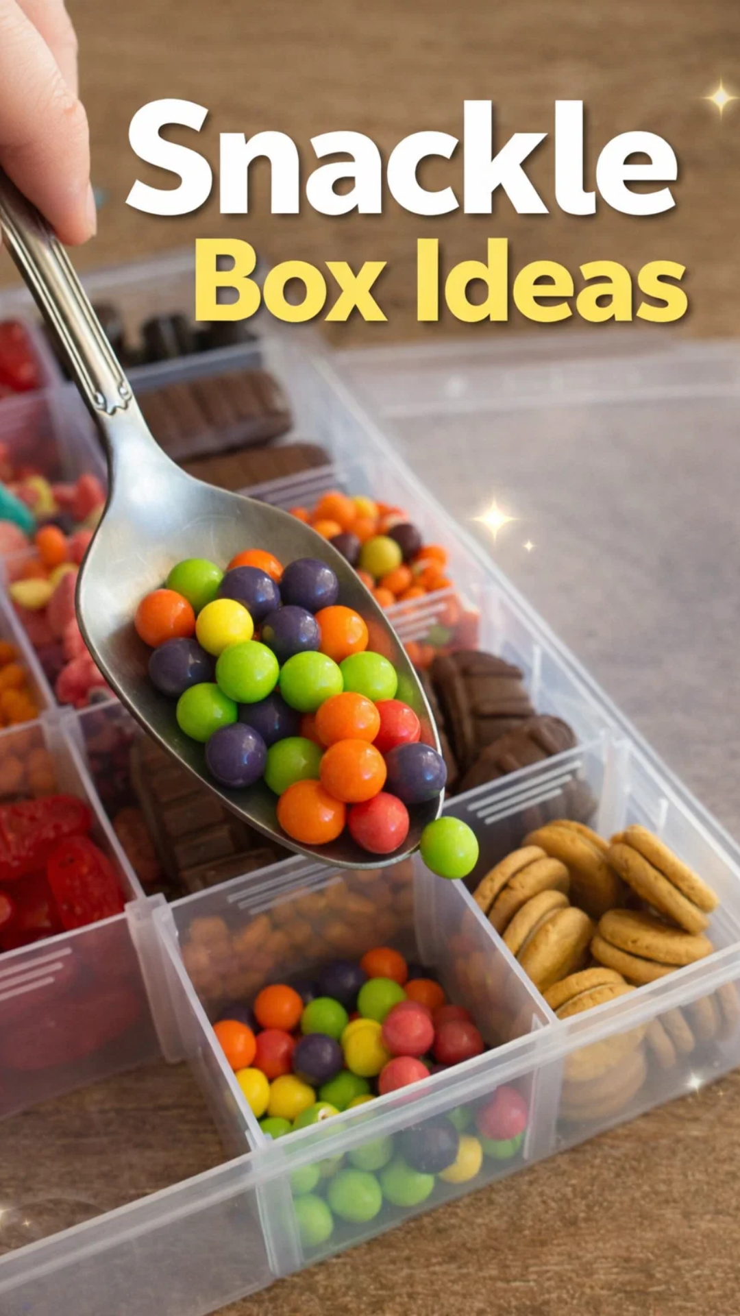 Snackle box ideas rainbow snacks movie night and sweet treat restock
