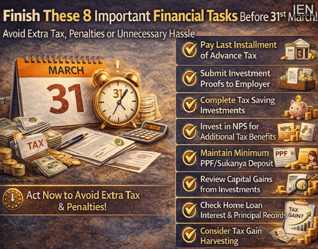 8 important financial tasks to finish before March 31 to avoid extra ...