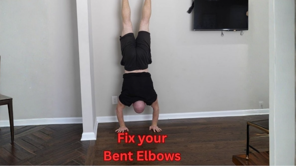 Fix bent elbows in handstands, improve alignment & form