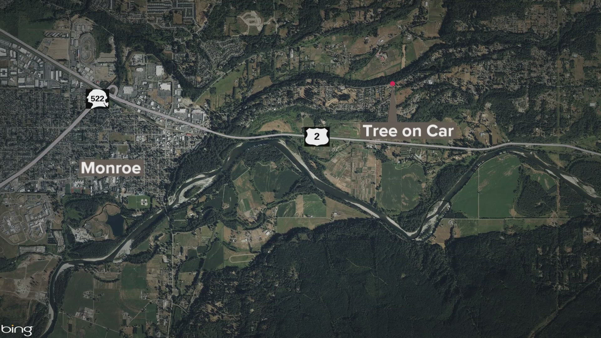 1 dead after vehicle crashes into tree near Monroe