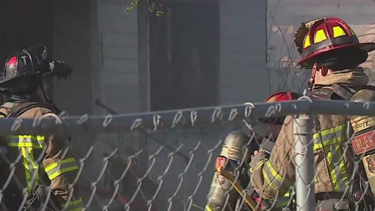 Multiple homes catch fire on Naples Street, one person sent to the hospital