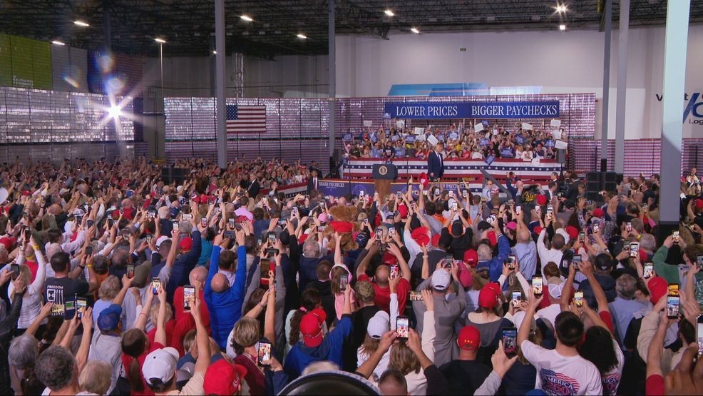 Around 1,000 attend President Trump’s NKY speech as crowds line up for ...