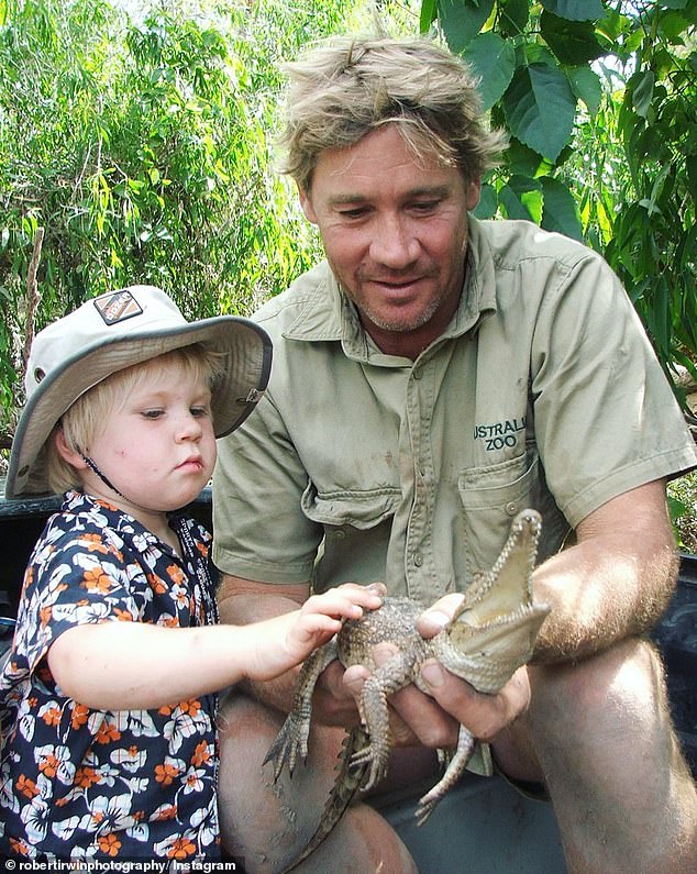 Robert Irwin fights back tears as he remembers late father Steve in his ...