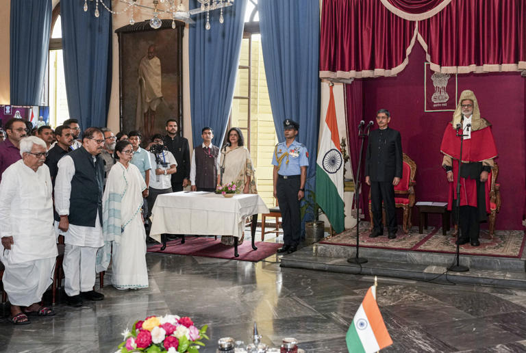 R N Ravi takes oath as 22nd governor of West Bengal