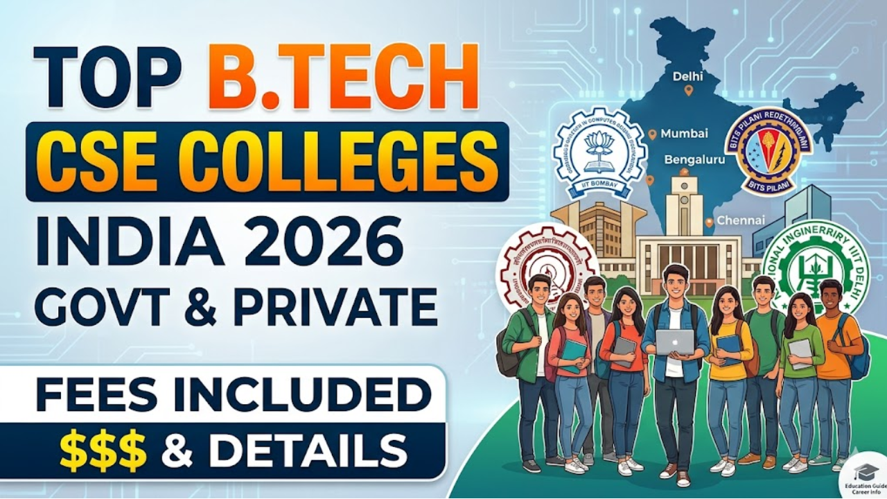 Top colleges for BTech in computer science engineering in India 2026 ...