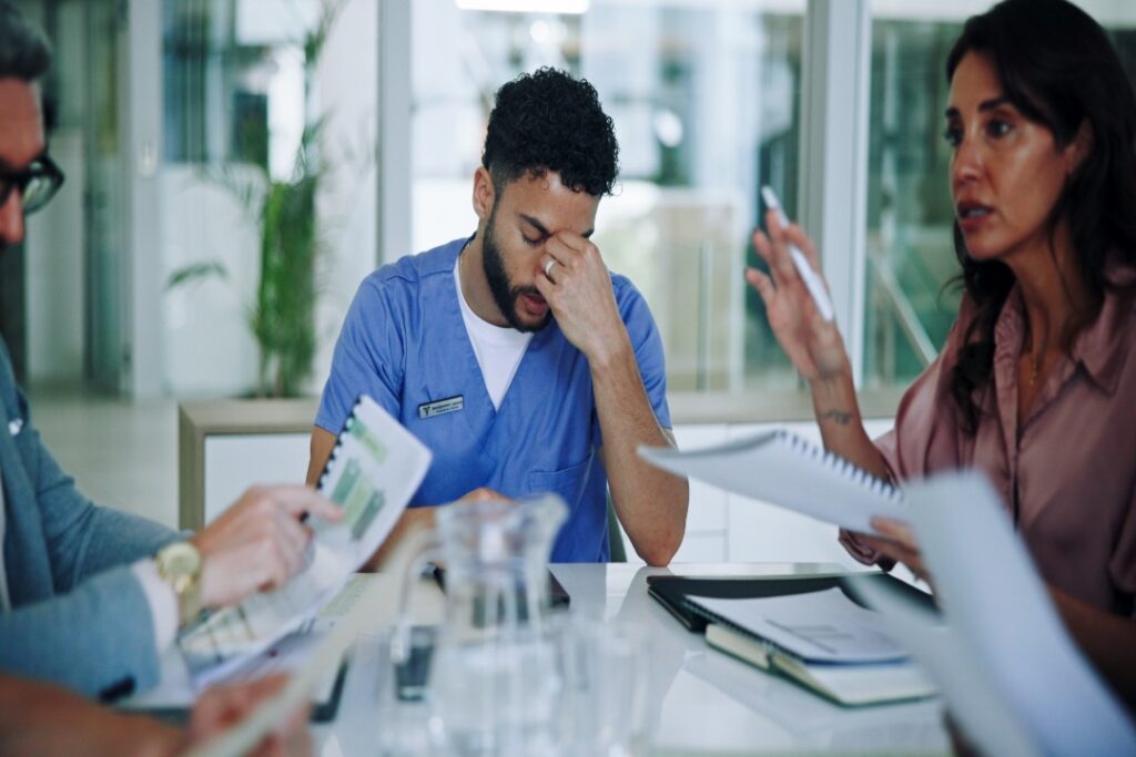 Dealing with invisible work in healthcare