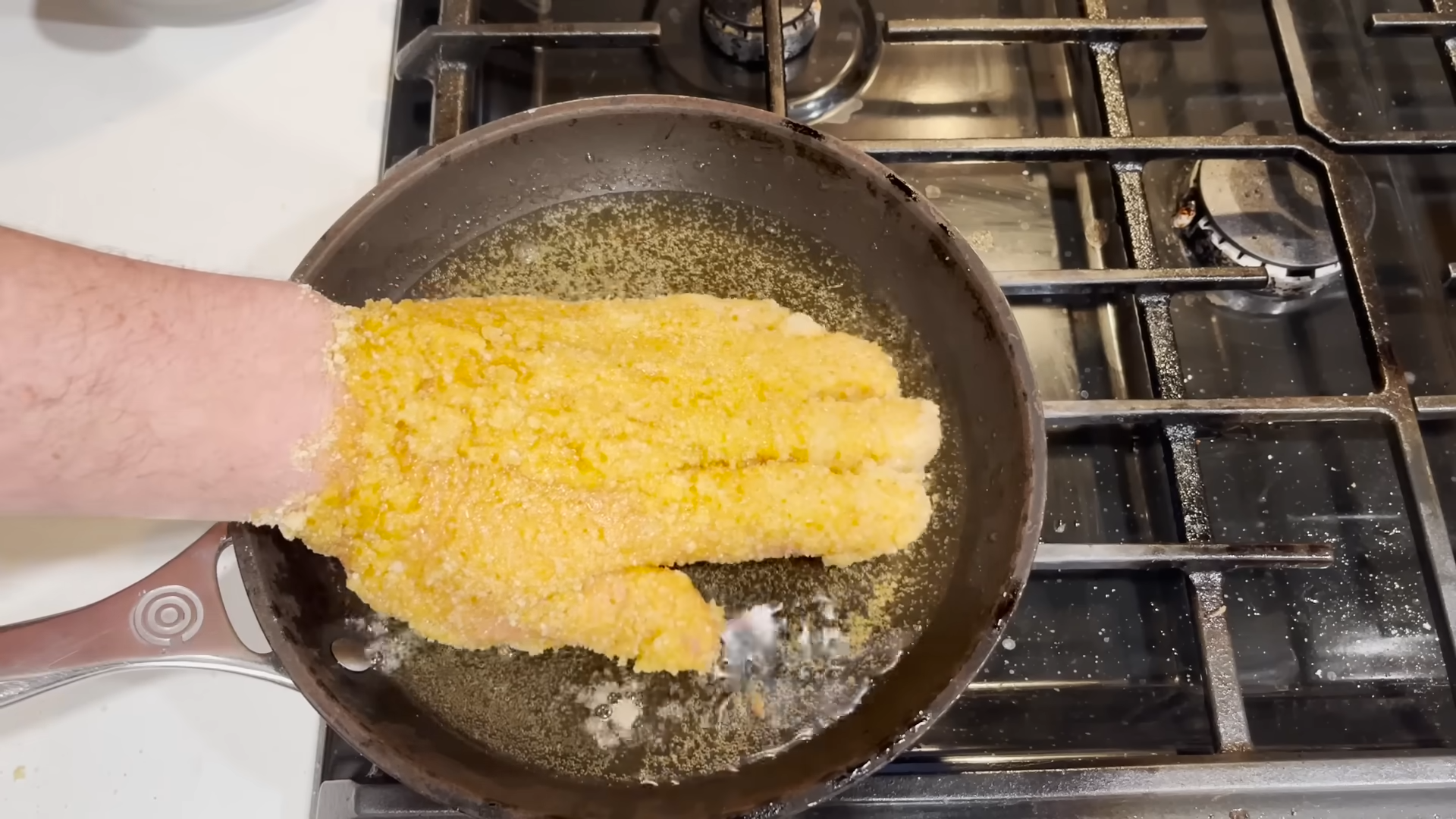 Apparently you’re not allowed to deep fry your own hand