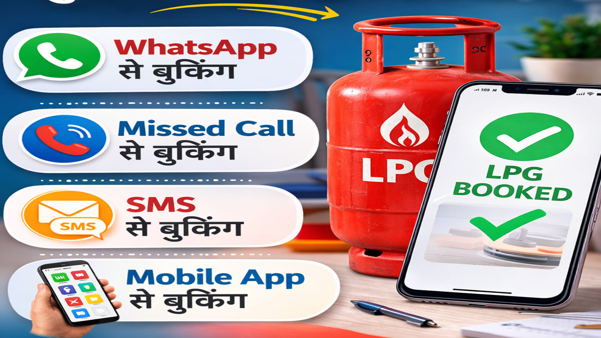 Cylinder booking: How to book LPG from home and file a complaint for ...