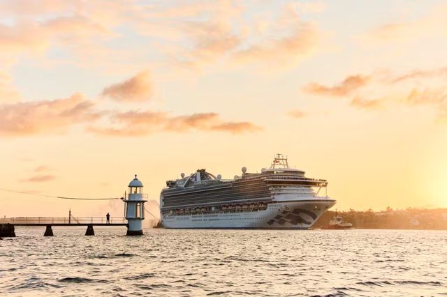 Princess Cruises cruise ship.