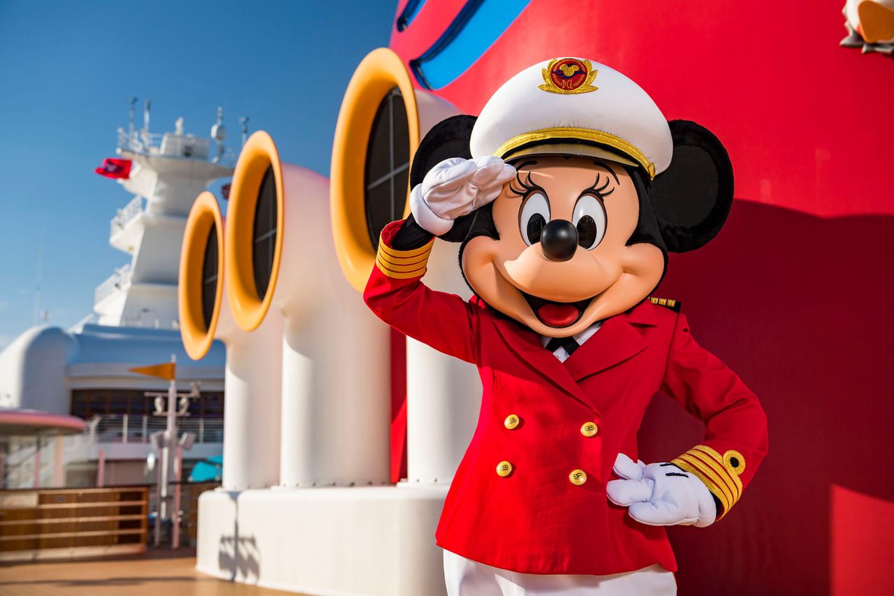 Captain Minnie Mouse is delighting children aboard all Disney Cruise Line ships
