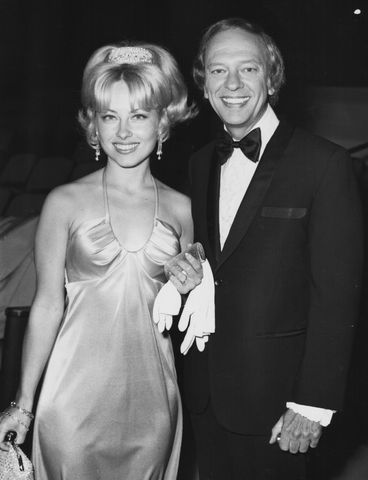 Actor Don Knotts with his wife Loralee Czuchna, attending the Los Angeles Television Awards, 1975. Credit: Frank Edwards/Archive Photos/Getty