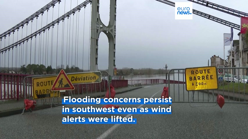 Storm Nils caused deaths, major flooding and mass power cuts in France