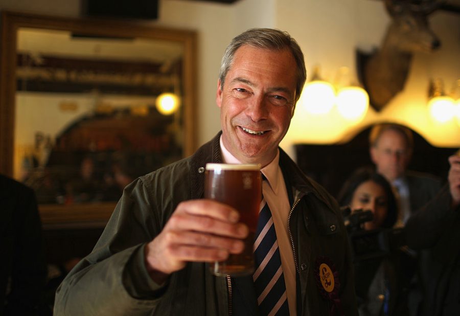 Nigel Farage, no friend of pintsmen