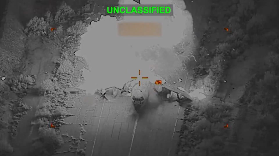US strikes Iranian aircraft