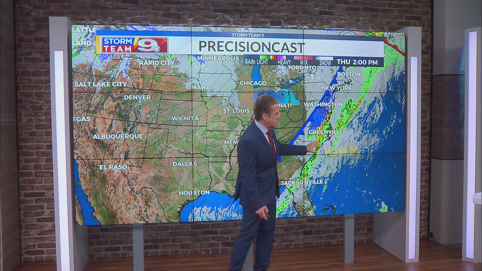 Strong Thursday cold front