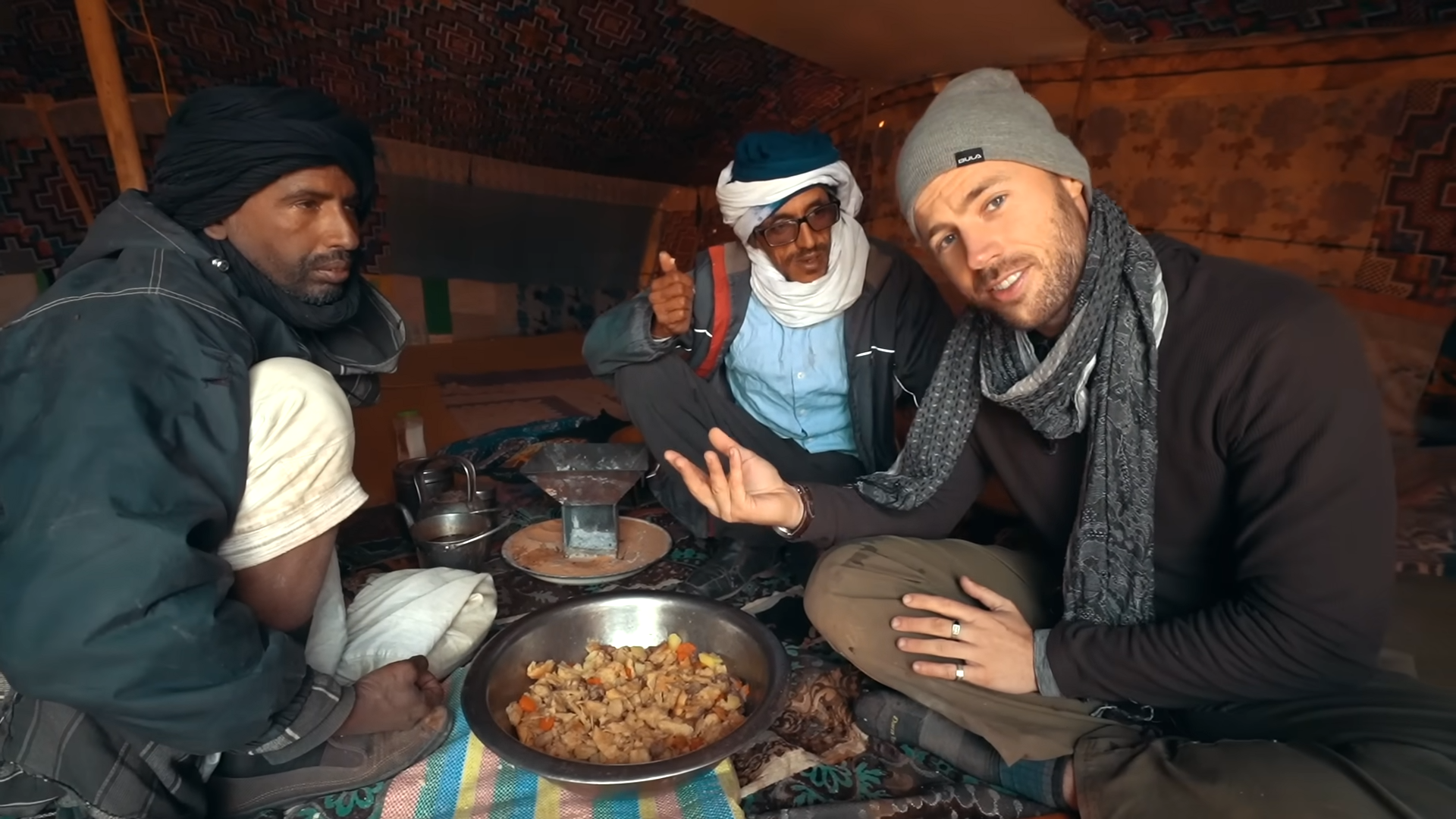 You will sleep here tonight – my first night with a nomadic tribe