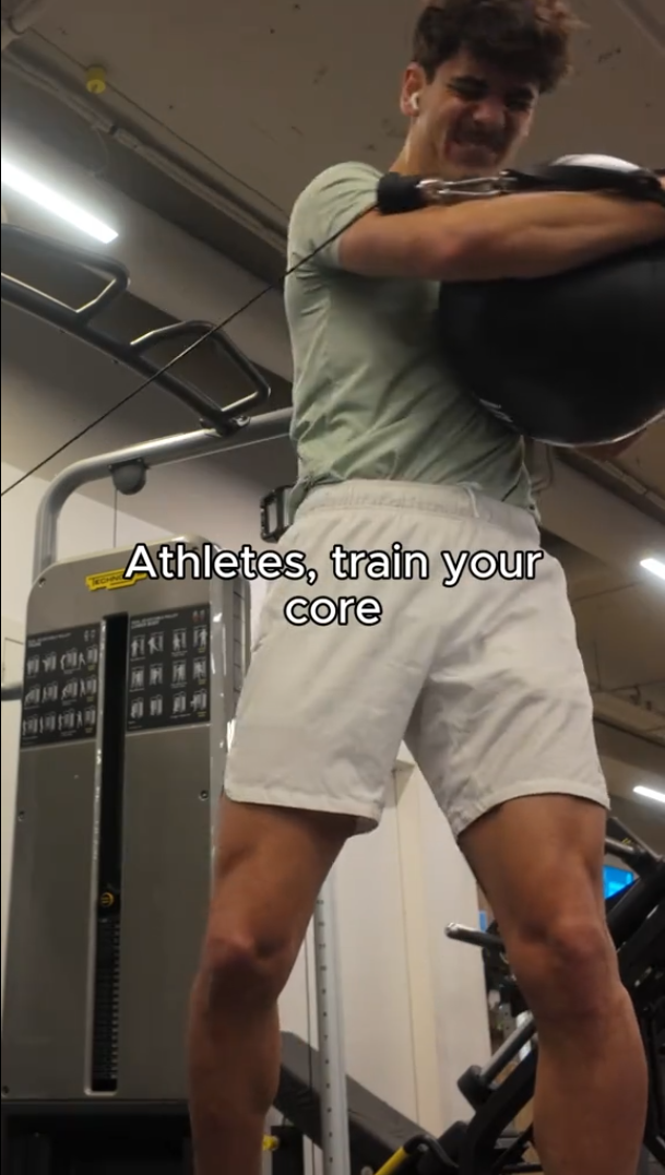 Core training for athletes to boost power and stability
