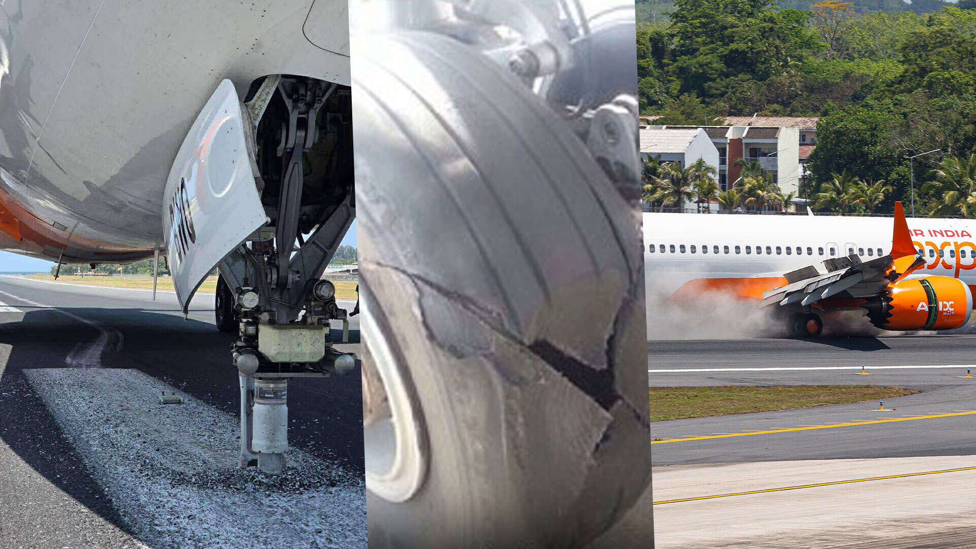 Video shows moment Hyderabad-Phuket Air India Express flight hard lands ...