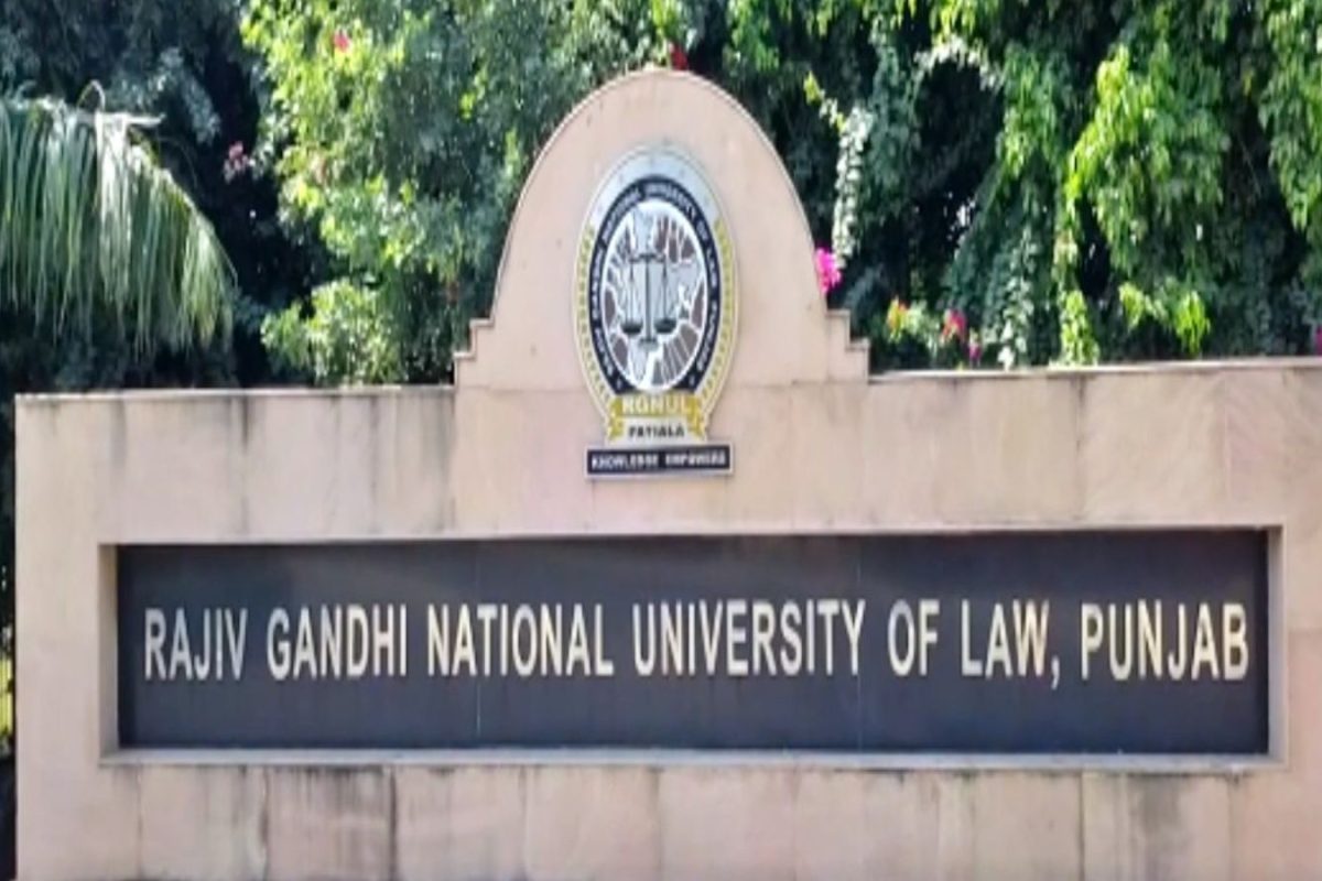 RGNUL Punjab proposes removal of 'Rajiv Gandhi' from name, triggers ...
