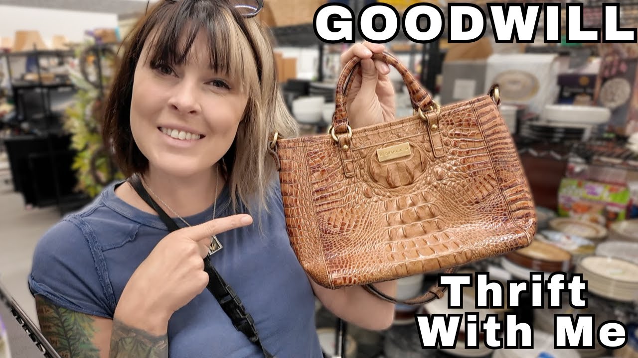I finally found another designer Brahmin purse at Goodwill