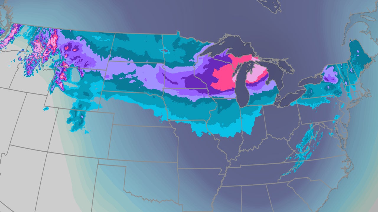 Major winter storm targets the Midwest this weekend, then cold plunges deep into the South, East<br><br>