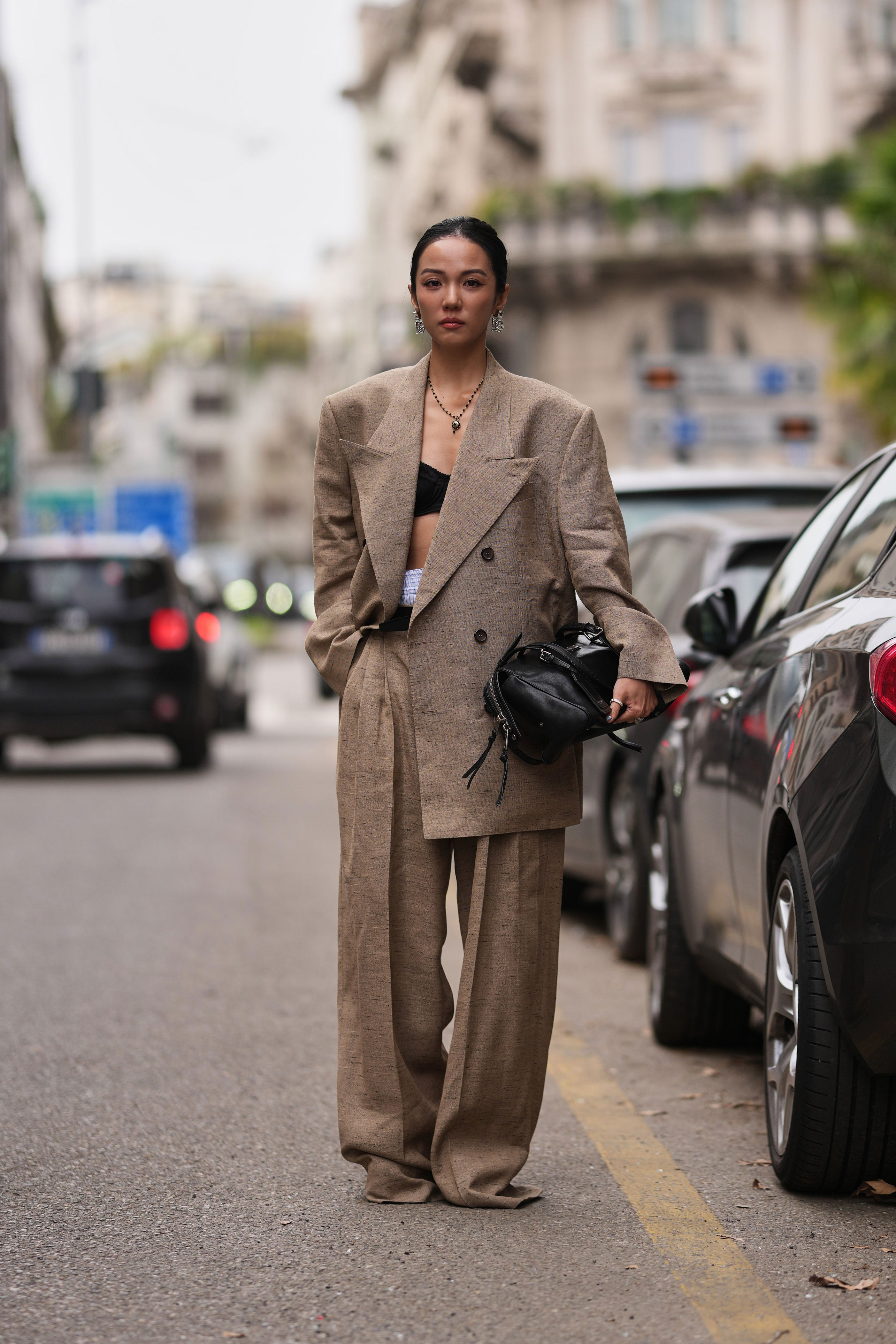 How to style an oversized blazer with everything in your closet right now