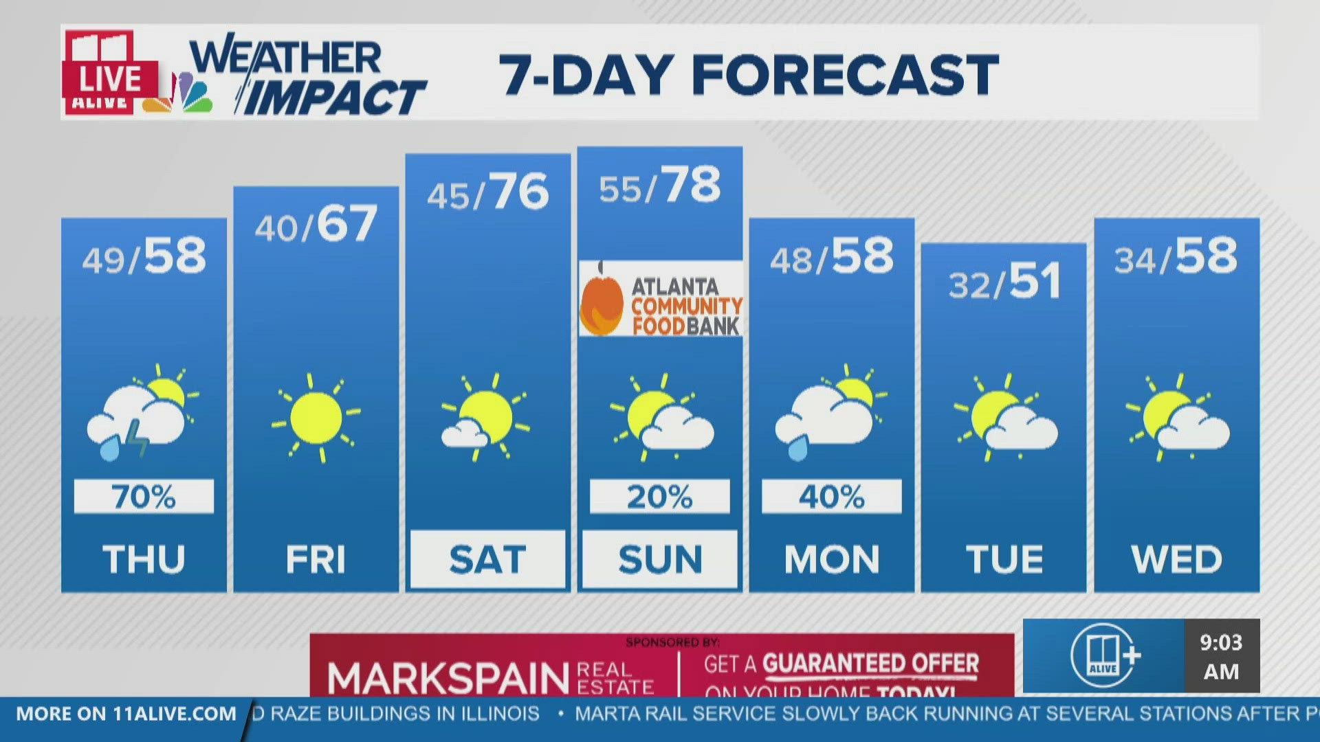 Storms clear out as colder air moves in