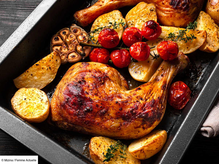 L’astuce géniale pour cuire des cuisses de poulet au four à la perfection